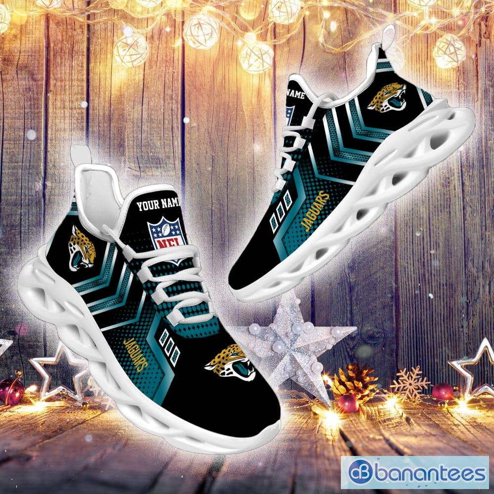 Jacksonville Jaguars NFL Max Sou Sneakers Running Shoes - Banantees