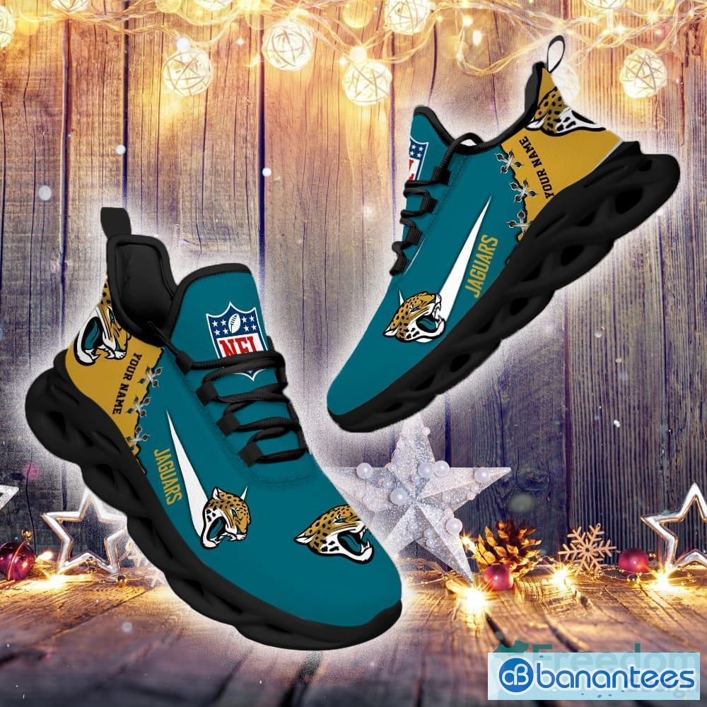 Jacksonville Jaguars NFL Max Sou Sneakers Running Shoes - Banantees