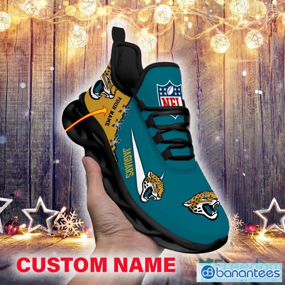 Jacksonville Jaguars NFL Max Sou Sneakers Running Shoes - Banantees