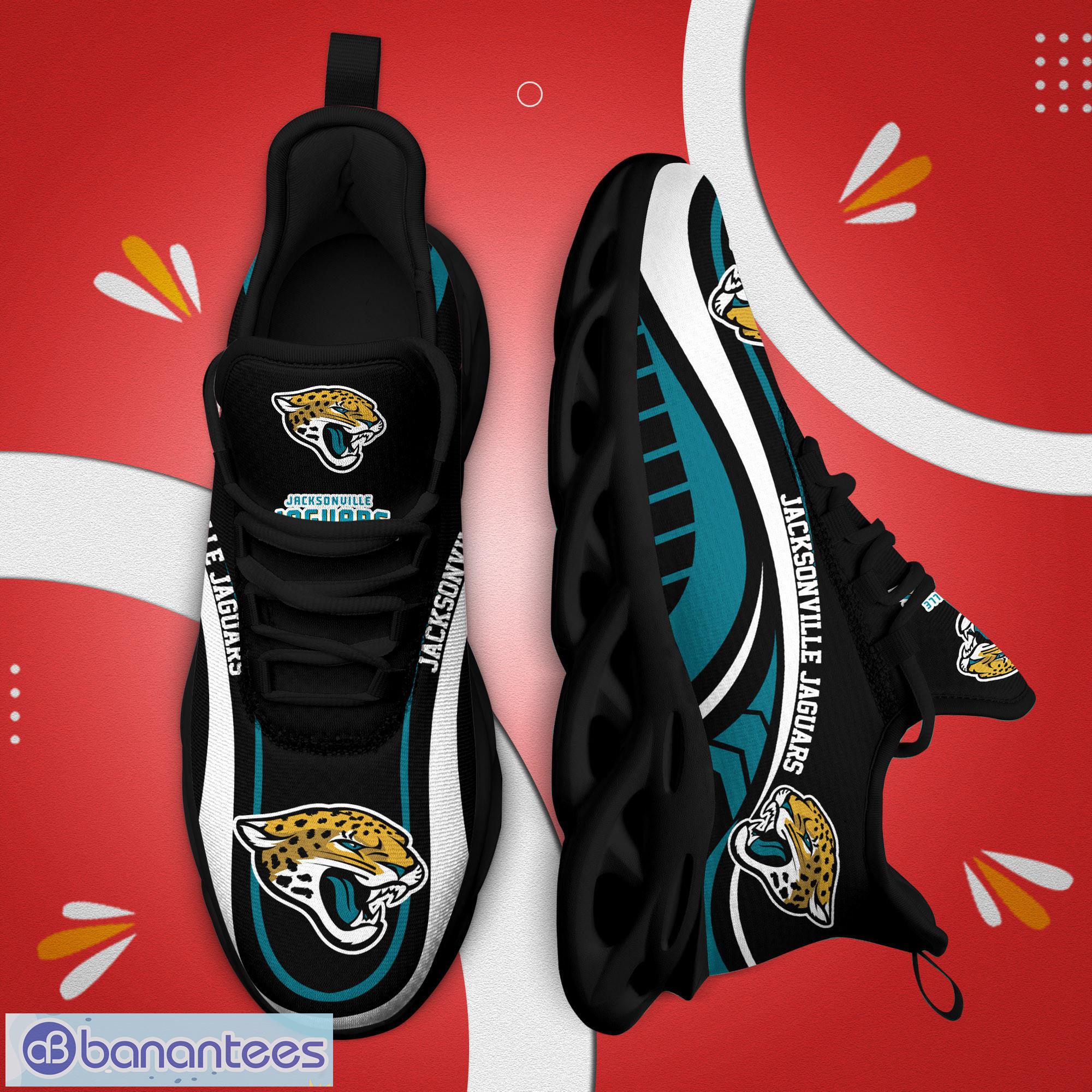 Jacksonville Jaguars NFL Max Sou Sneakers Running Shoes - Banantees