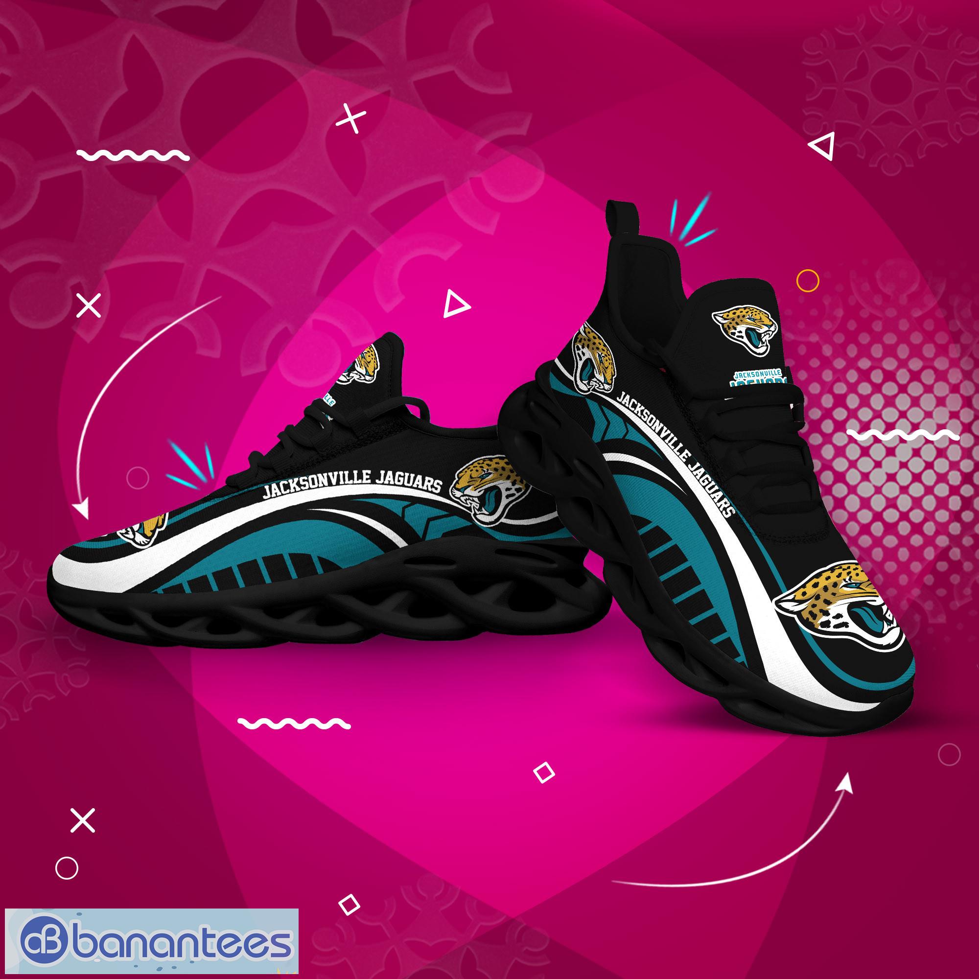 Jacksonville Jaguars NFL Max Sou Sneakers Running Shoes - Banantees