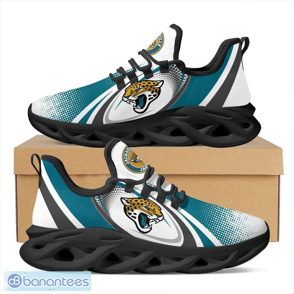 Jacksonville Jaguars Nfl Max Soul Sneakers Sport Shoes - Banantees