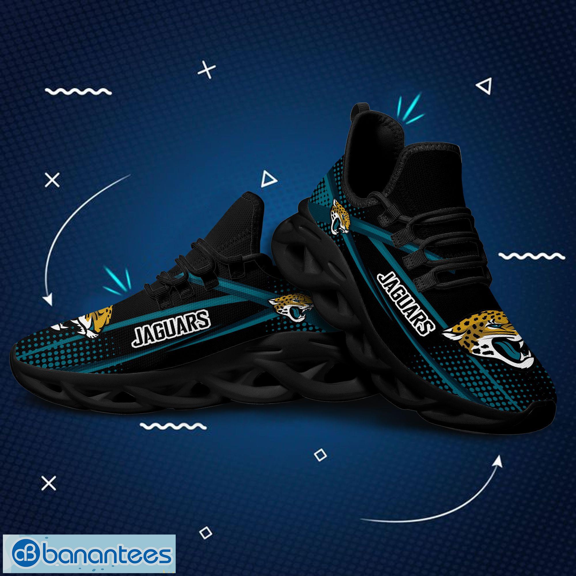 Jacksonville Jaguars NFL Max Sou Sneakers Running Shoes - Banantees