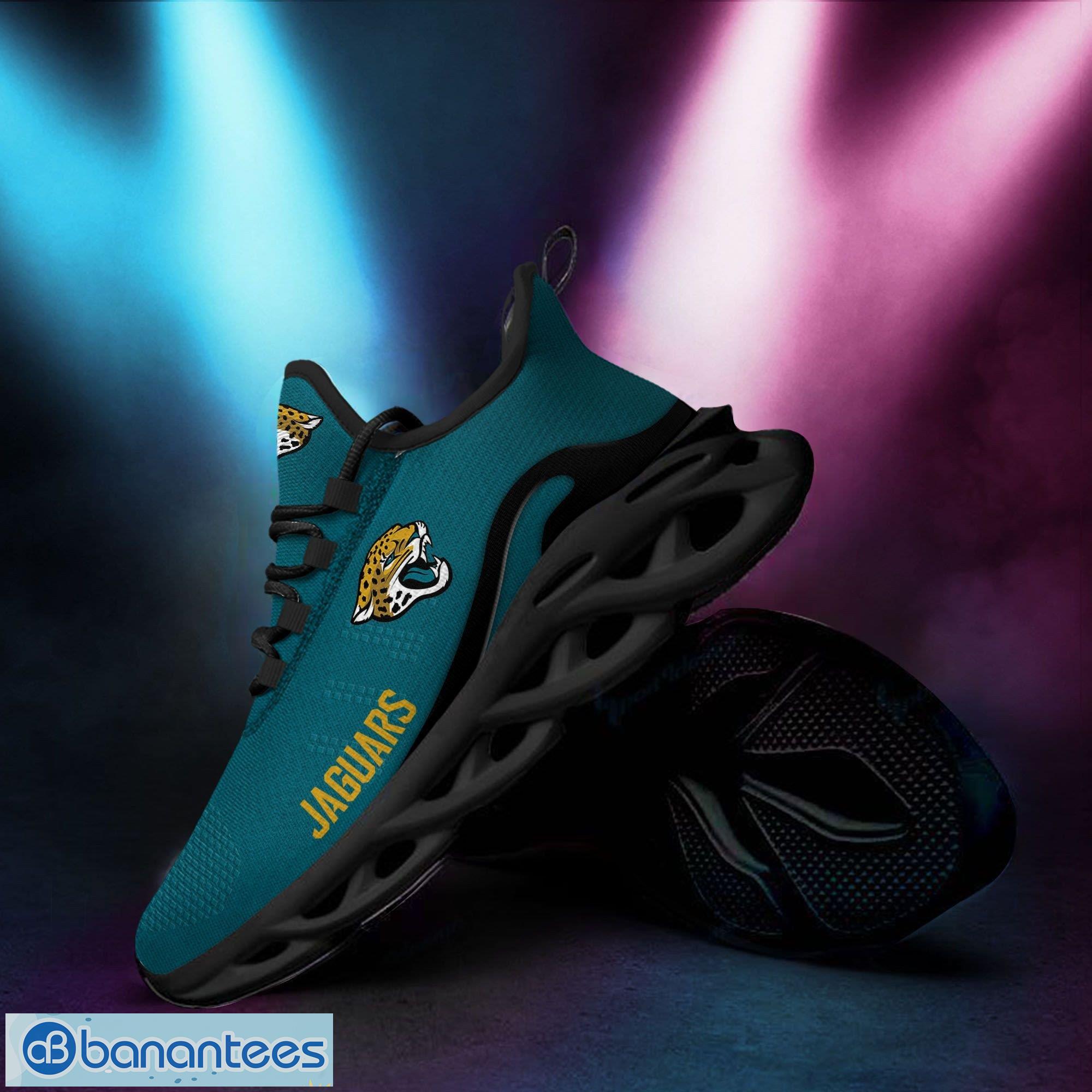 Jacksonville Jaguars Nfl Max Soul Sneakers Sport Shoes - Banantees