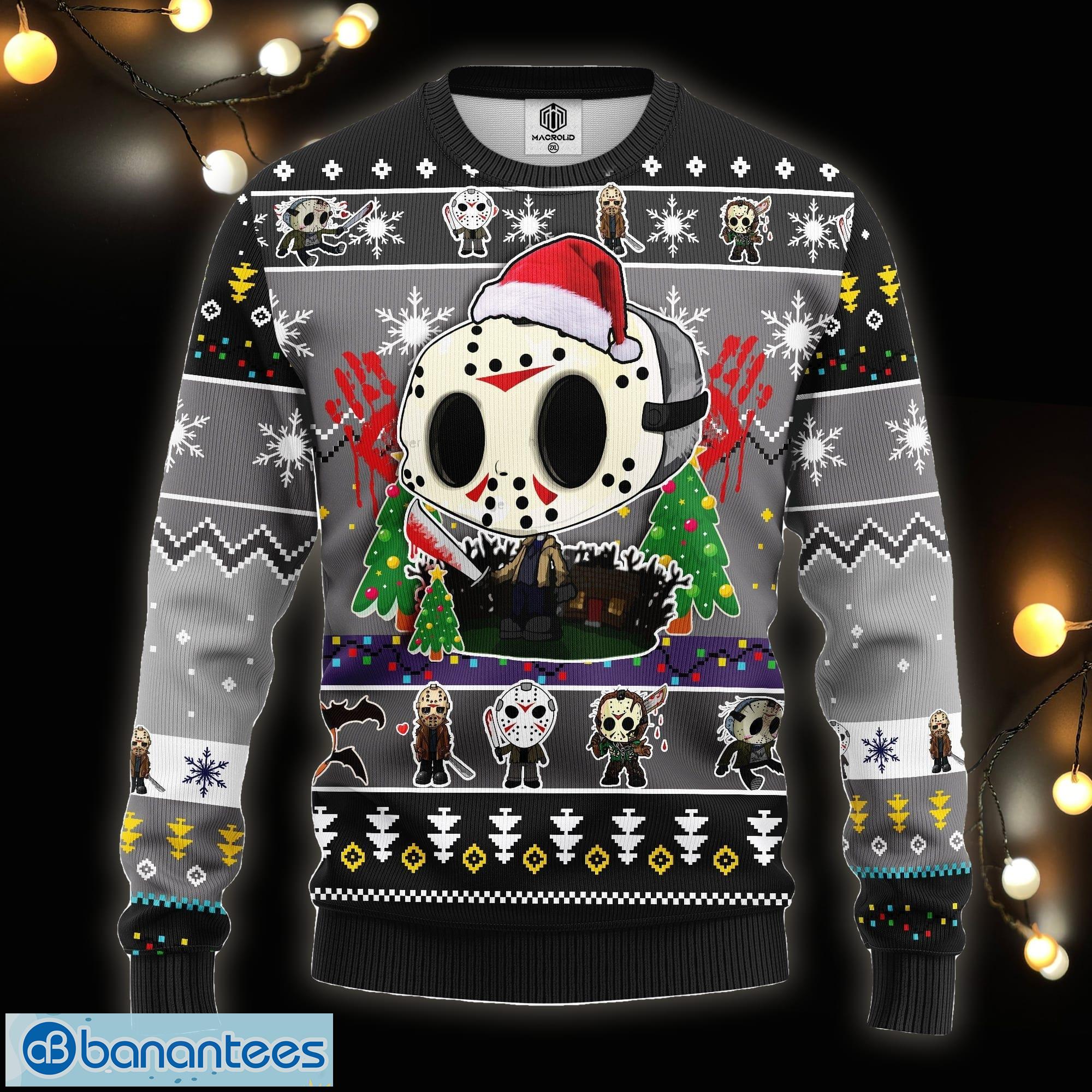 Jason Voorhees Chibi Ugly Christmas Sweater For Men Women - Jason Voorhees Chibi Ugly Christmas Sweater Amazing Gift Idea Thanksgiving Gift_1 Jason Voorhees Chibi Ugly Christmas Sweater For Men Women - Jason Voorhees Chibi Ugly Christmas Sweater Amazing Gift Idea Thanksgiving Gift_1