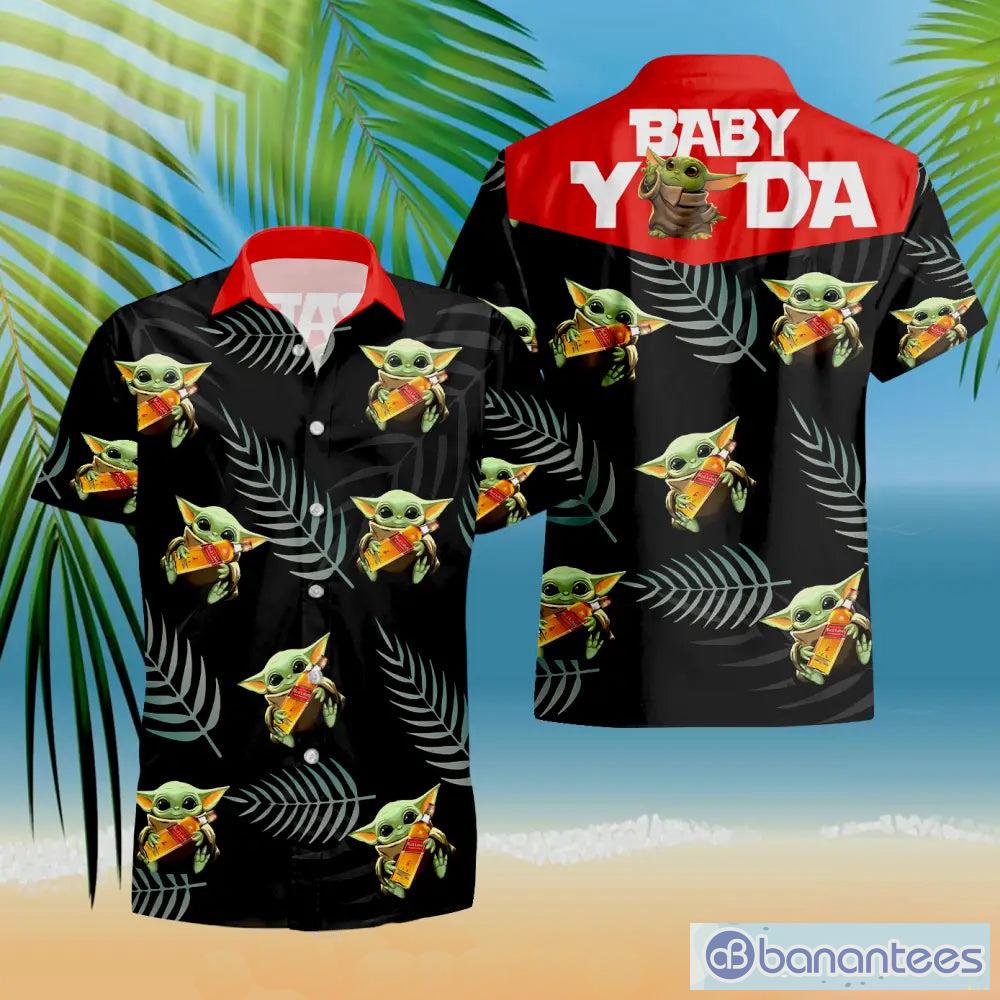 Houston Texans NFL Baby Yoda 3D Hawaiian Shirt And Shorts For Men And Women  Gift Fans - Banantees