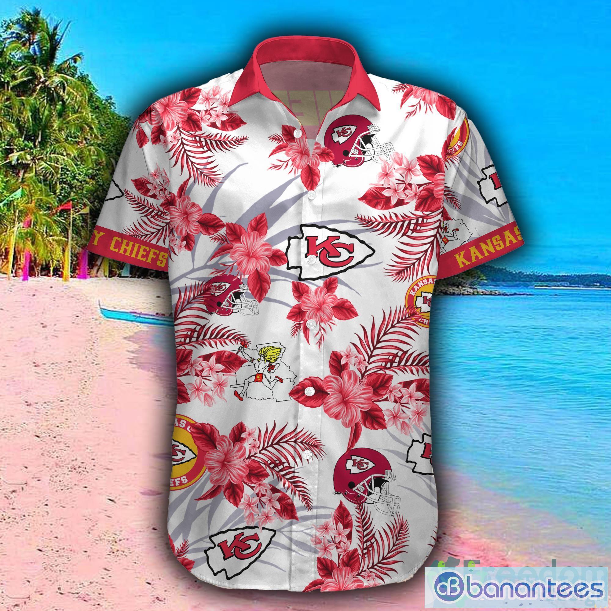 Nfl Kansas City Chiefs Hawaiian Shirt Beach Gift For Friend