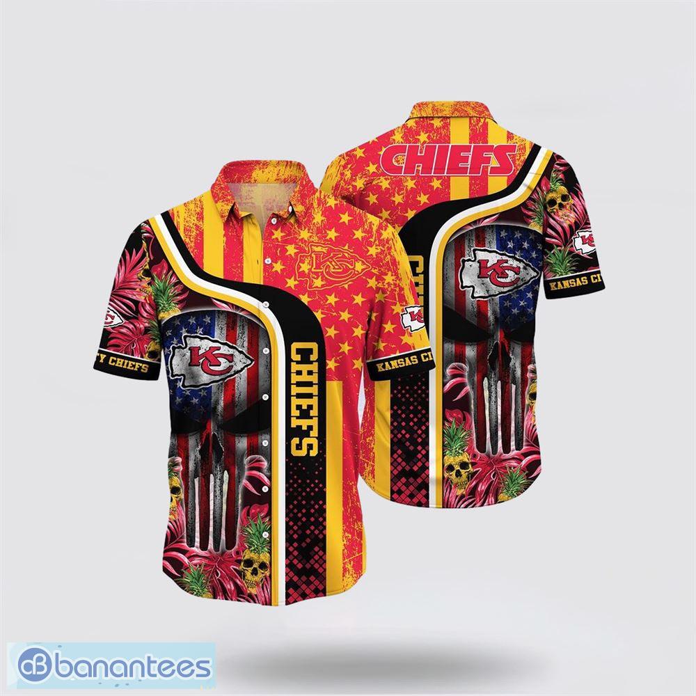 Kansas City Chiefs Skull Halloween NFL Celebrate Football Season With Aloha  Spirit Hawaiian Shirt - Banantees