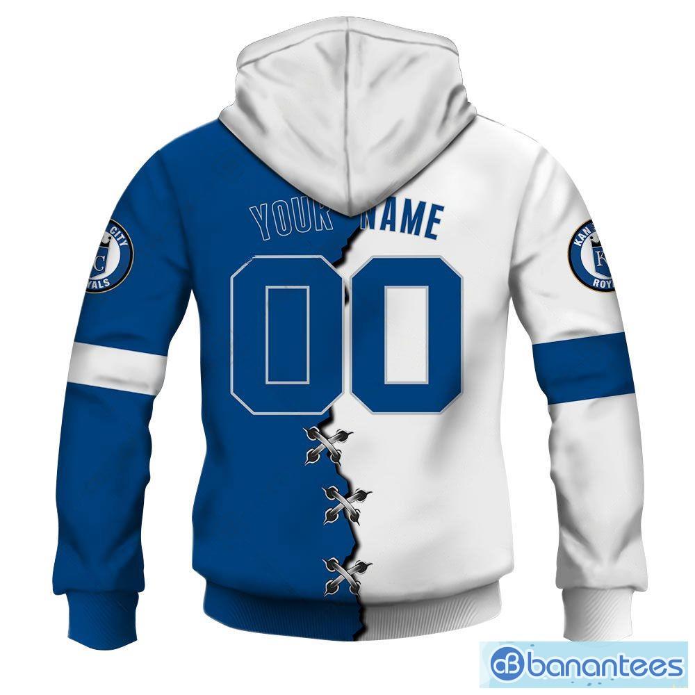 Kansas City Royals MLB Custom Number And Name 3D Hoodie For Men