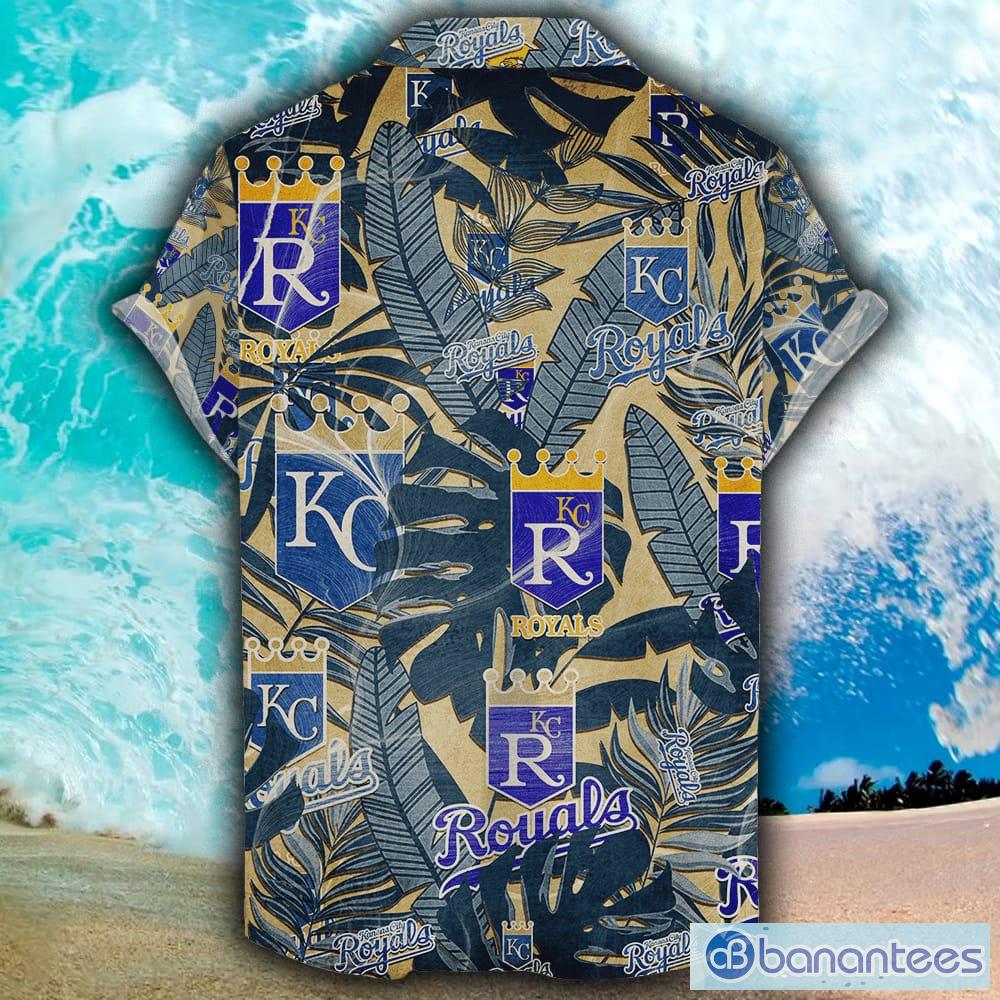 Kansas City Royals Hawaiian Retro Logo MLB Summer Beach Men And Women Gift  For Fans - Banantees