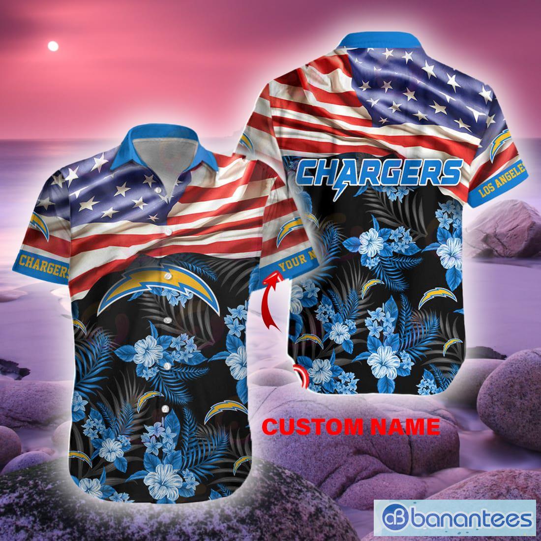 Los Angeles Chargers NFL Hawaiian Shirt 4th Of July Independence Day Best  Gift For Men And Women Fans