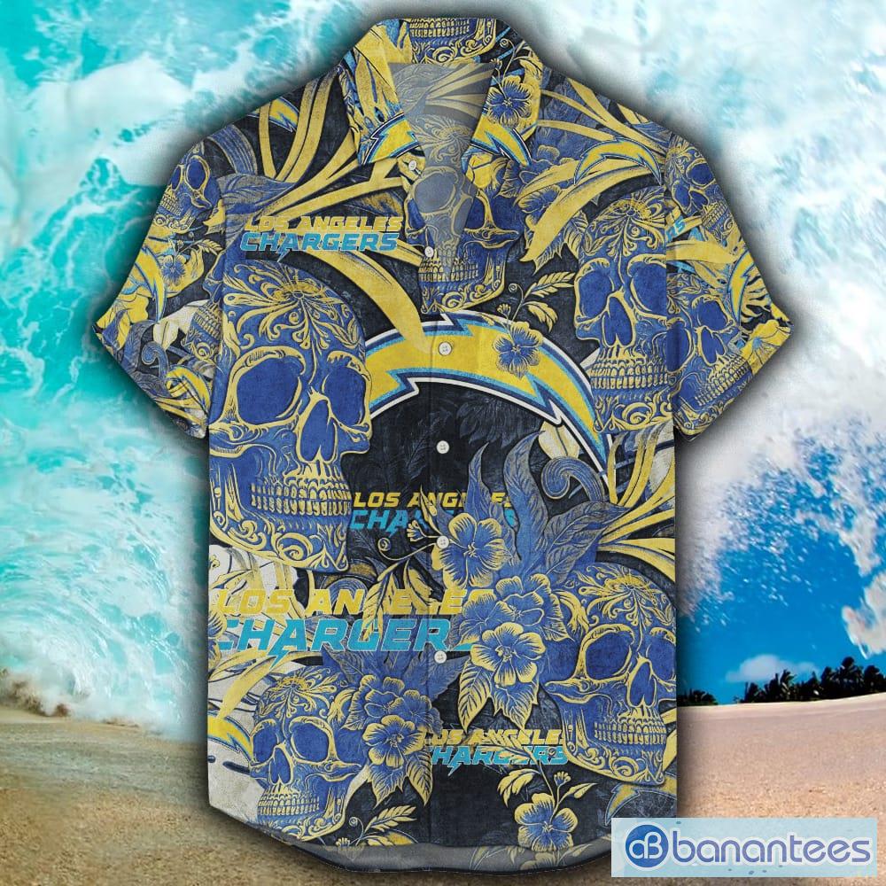 Los Angeles Chargers Nfl Hawaiian Shirt And Shorts Summer Beach Lover -  Banantees