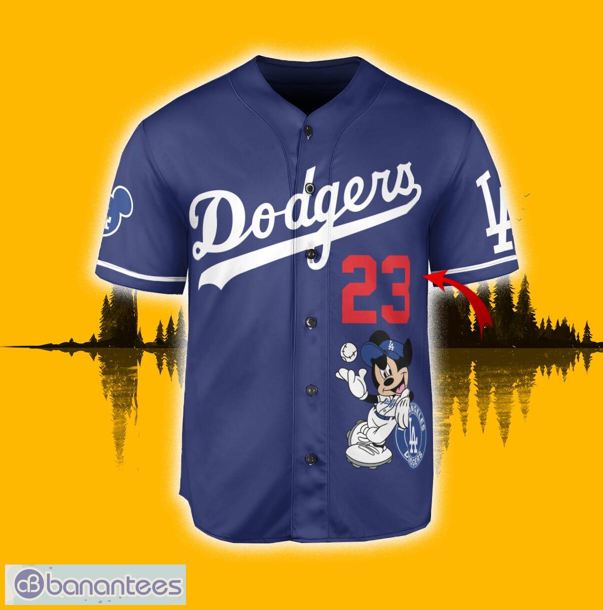 Los Angeles Dodgers Personalized Name And Number Baseball Jersey