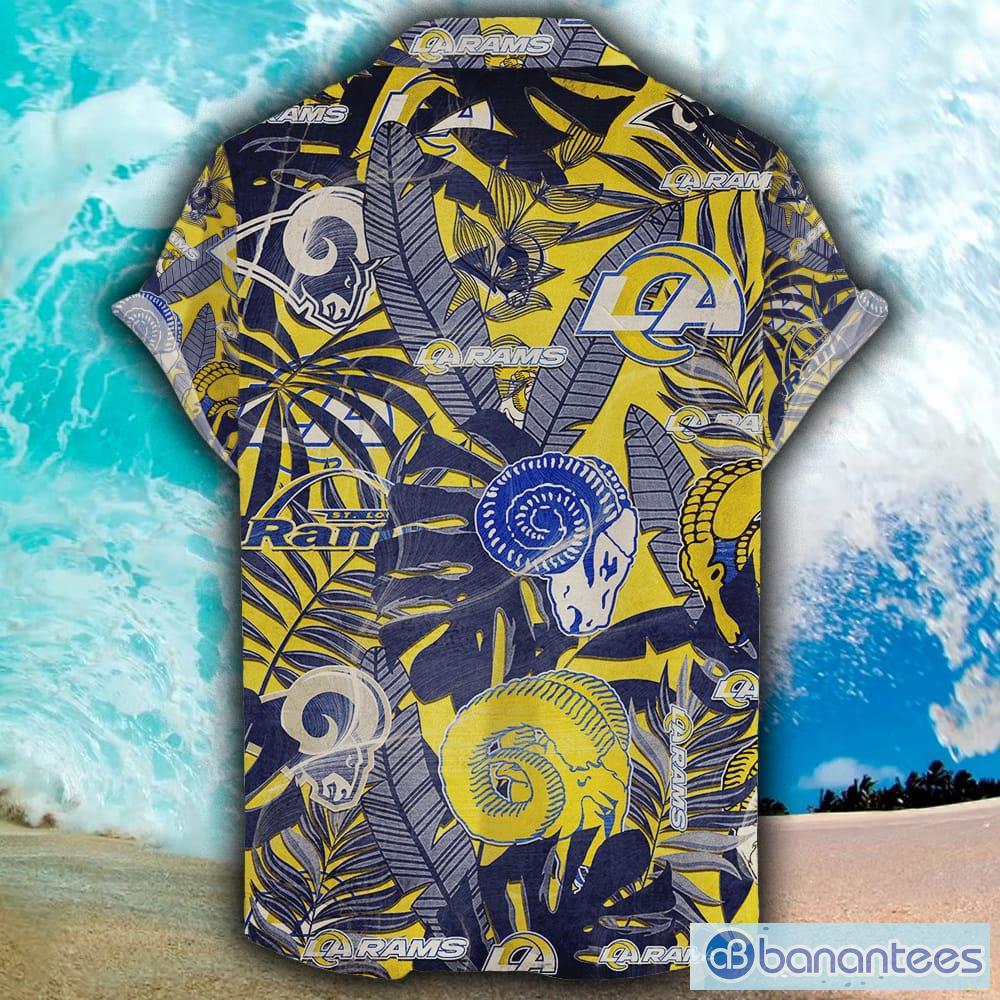 Los Angeles Rams Custom Name NFL Floral Hawaiian Shirt And Shorts Gift For  Men And Women Fans - Banantees