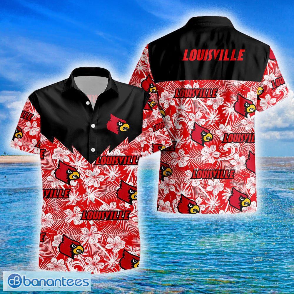 Louisville Cardinals Hawaiian Shirt Camouflage NCAA Summer Custom Number  And Name For Fans Gift - Freedomdesign