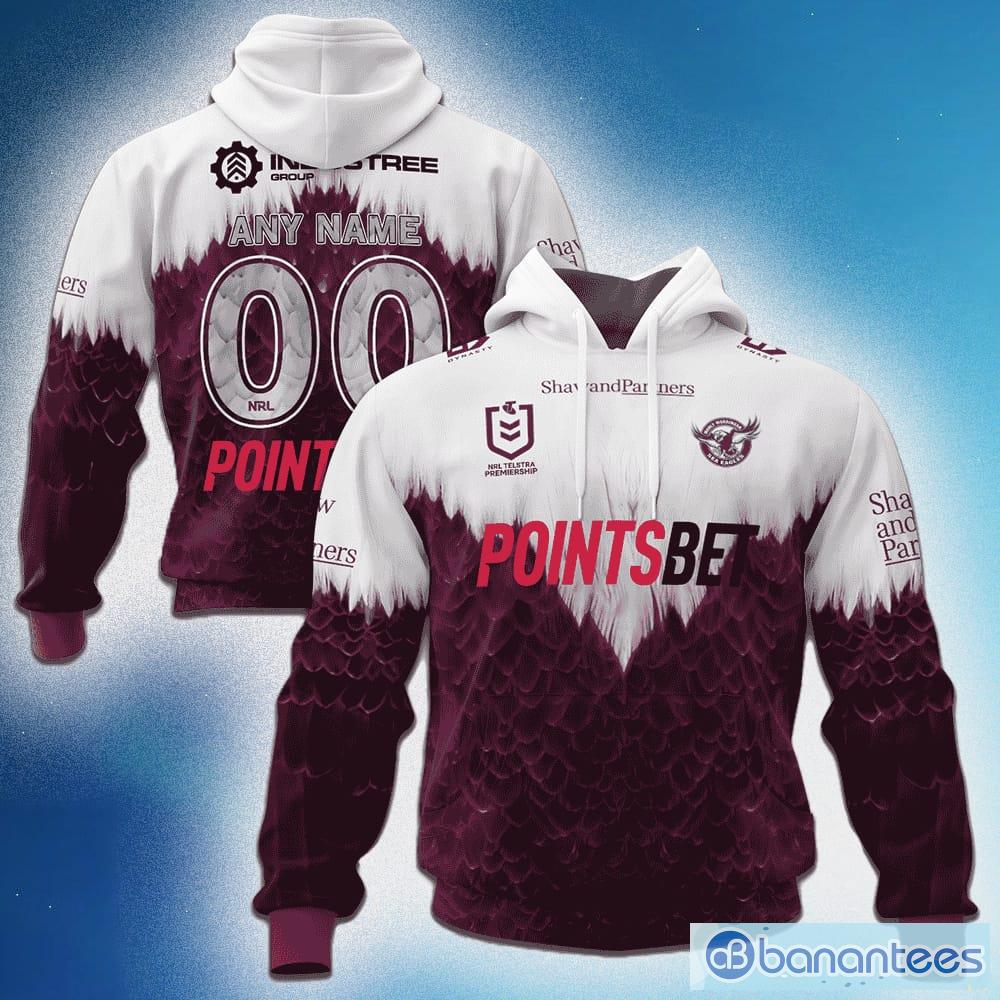 Brisbane Broncos AOP NRL Custom Number And Name 3D Hoodie Zip Hoodie T Shirt  Gift For Fans - Banantees