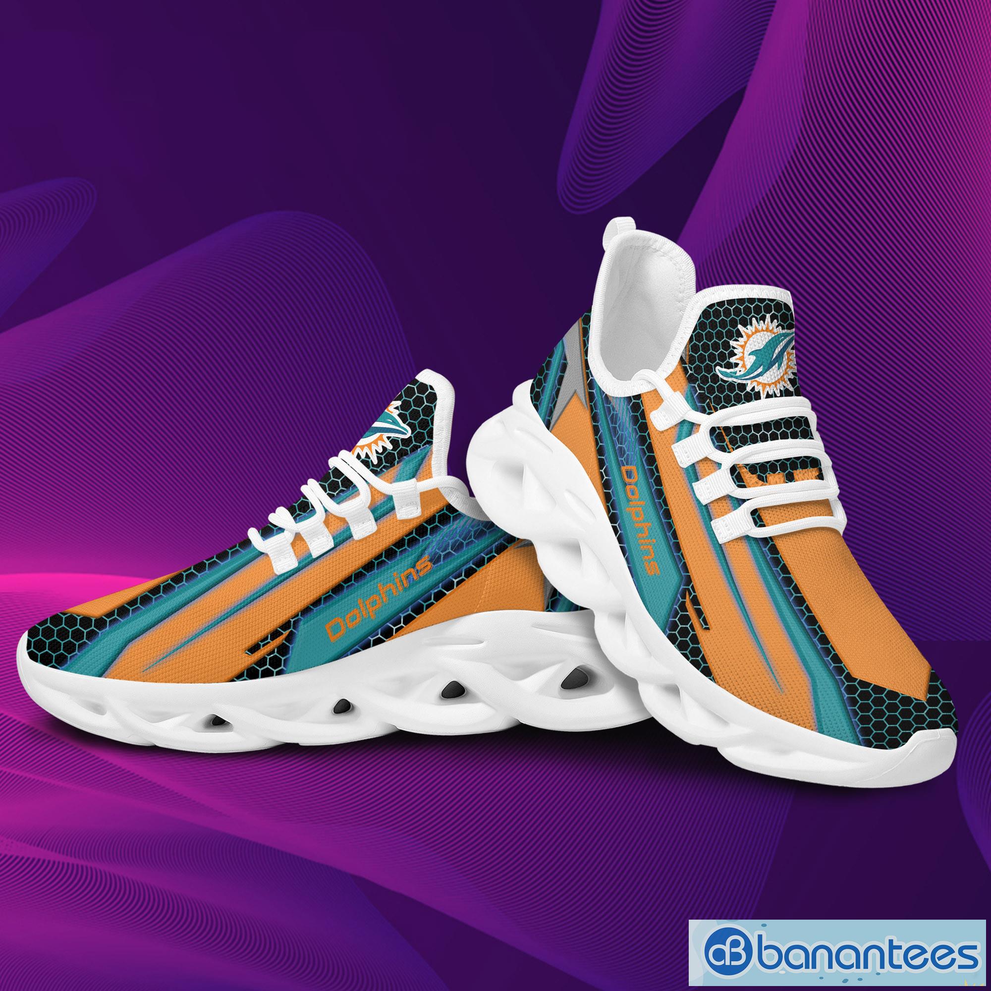 Miami Dolphins Nfl Team Football Skate Shoes For Men And Women