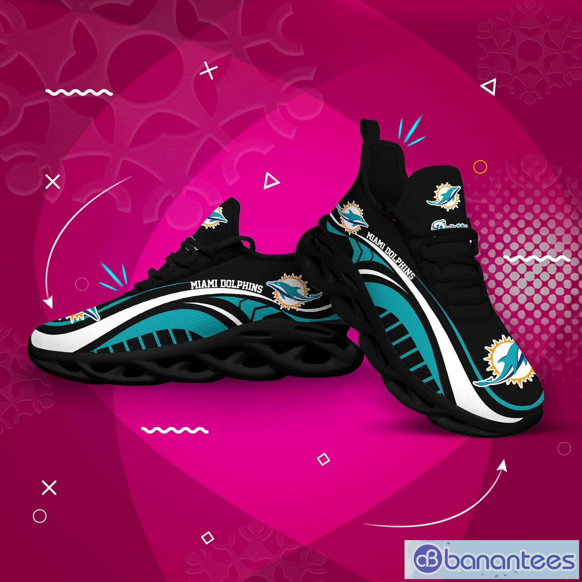 Miami Dolphins NFL Max Soul Sneakers Running Shoes - Banantees