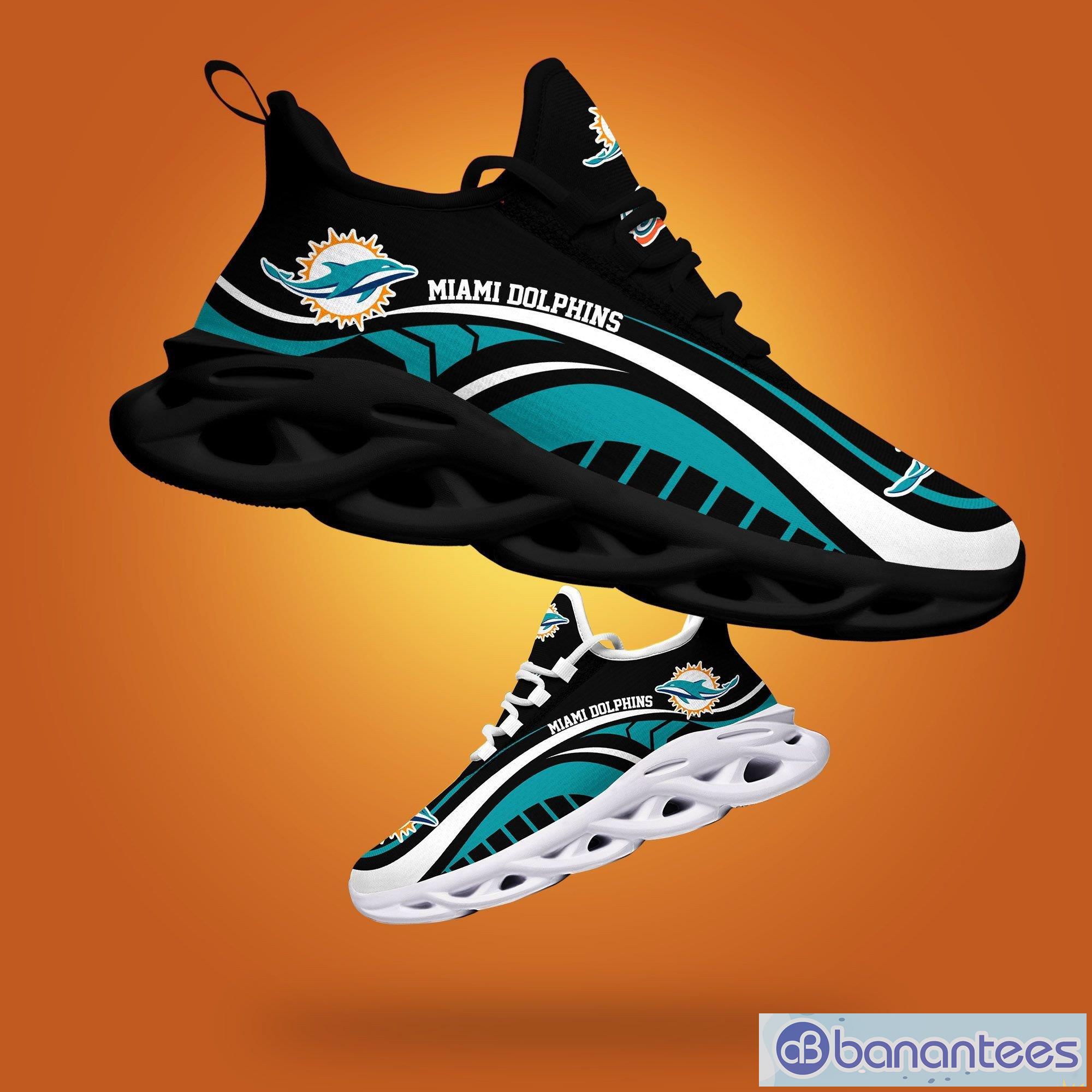 Miami Dolphins NFL Max Soul Sneakers Running Shoes - Banantees