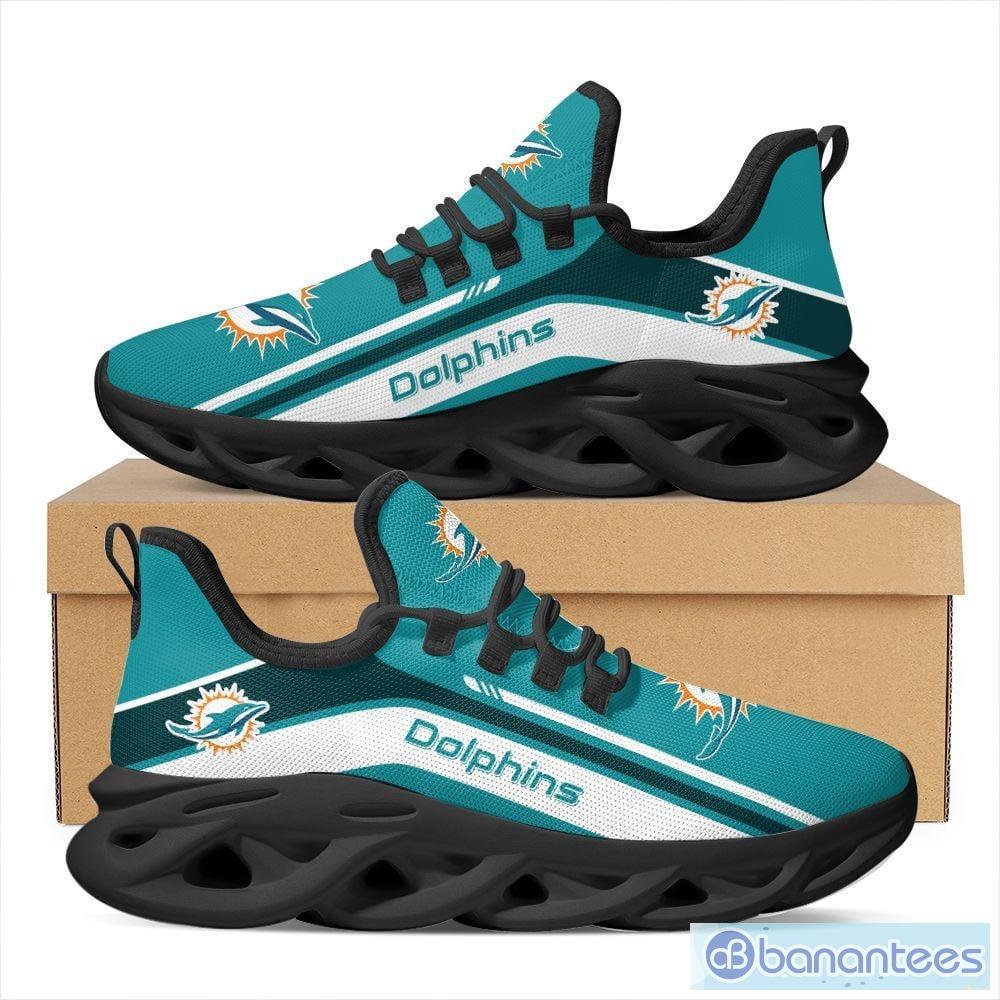 Miami Dolphins NFL Max Soul Sneakers Running Shoes - Banantees