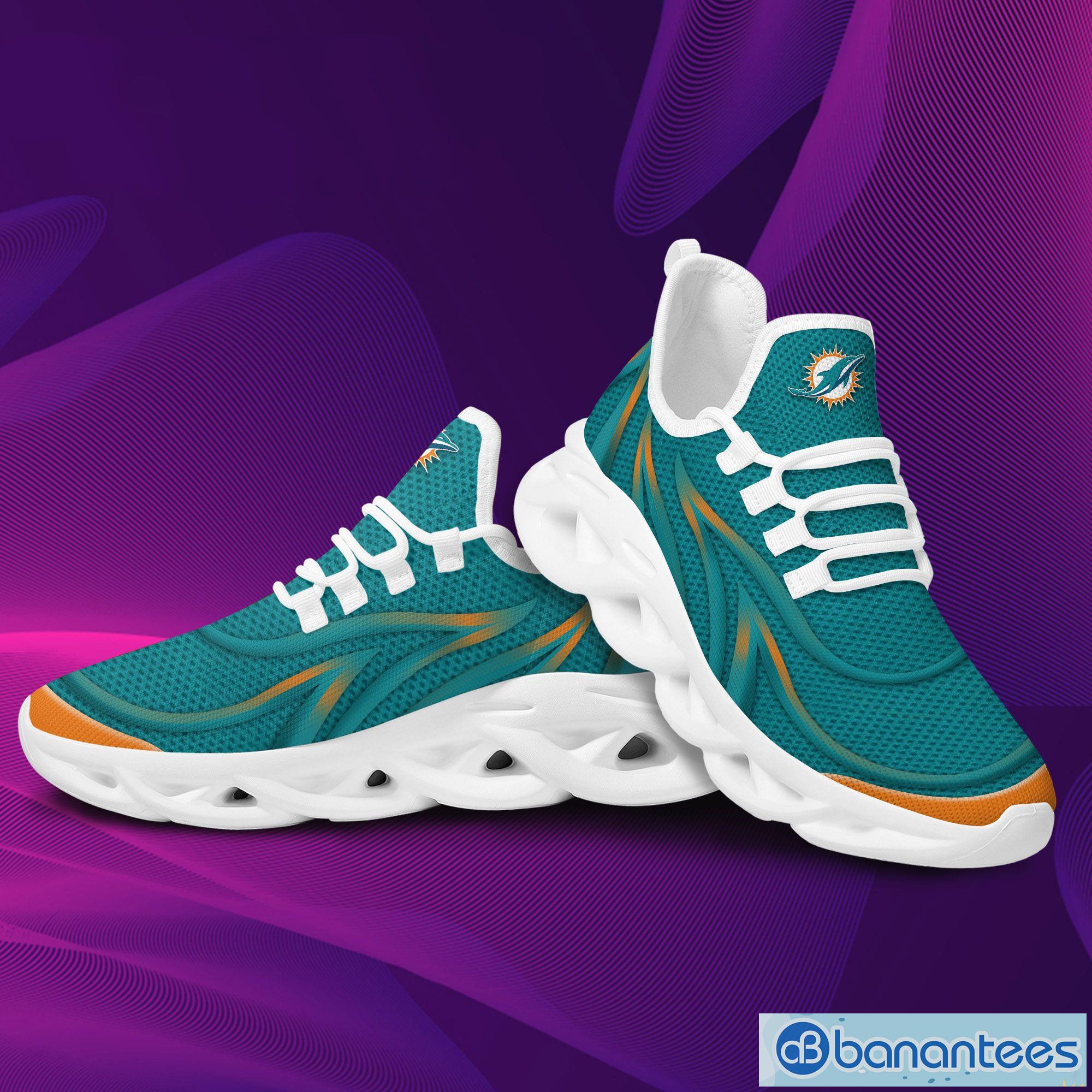 Miami Dolphins NFL Max Soul Sneakers Running Shoes - Banantees