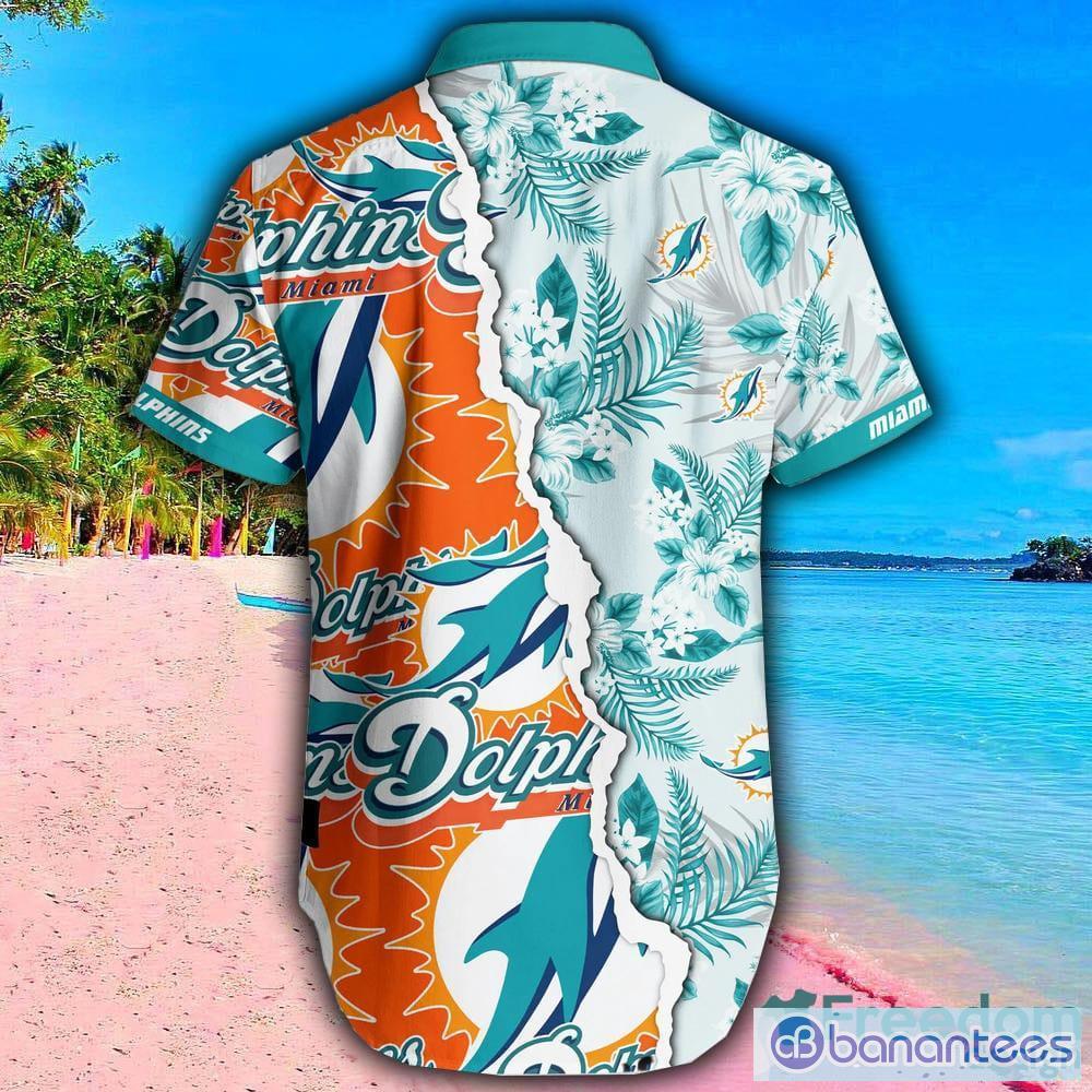 Miami Dolphins NFL Custom Name Hawaii Shirt For Fans Summer Gift - Banantees