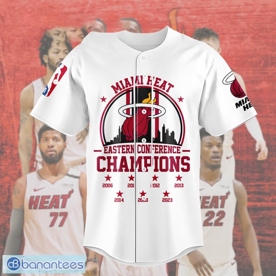 Miami Heat Eastern Conference Finals Champions Apparel Indie rock band Baseball  Jersey Shirt - Banantees