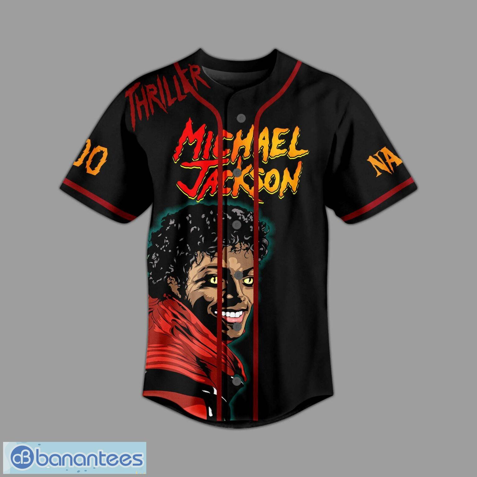 Michael Jackson 2 Baseball Jersey Shirt Custom Number And Name