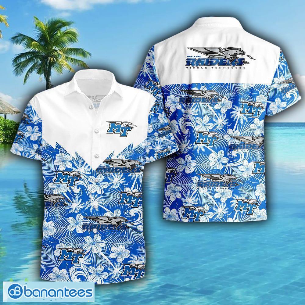 NCAA Middle Tennessee Blue Raiders Hawaiian Shirt For Men Women