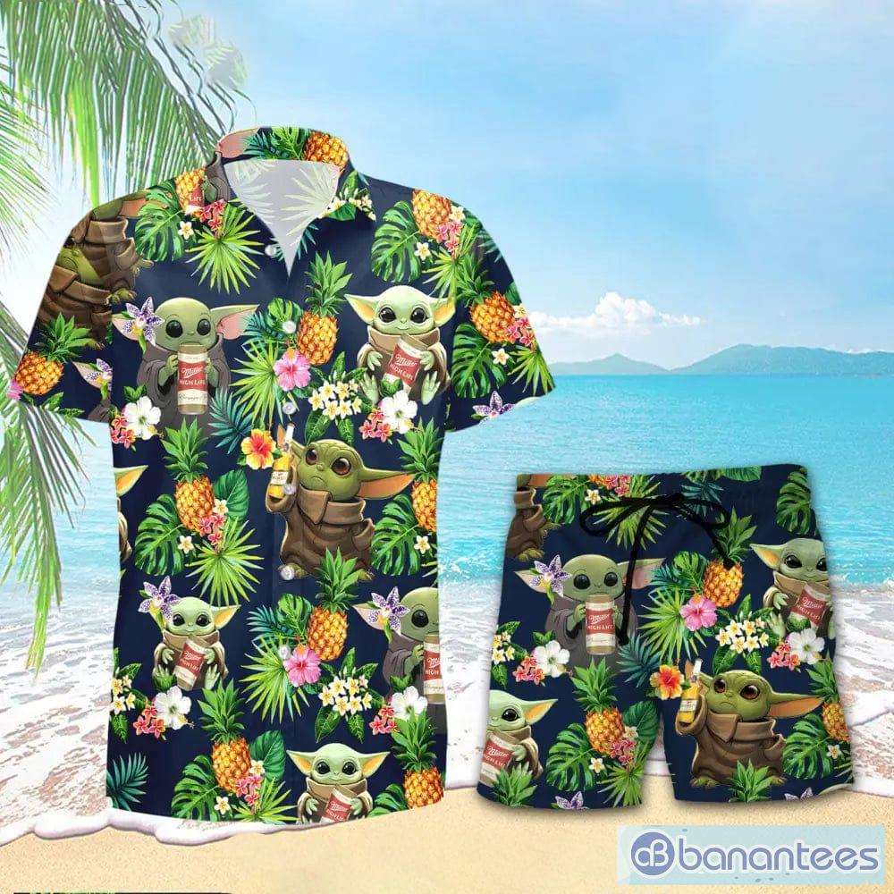 Tennessee Titans NFL Baby Yoda 3D Hawaiian Shirt And Shorts For