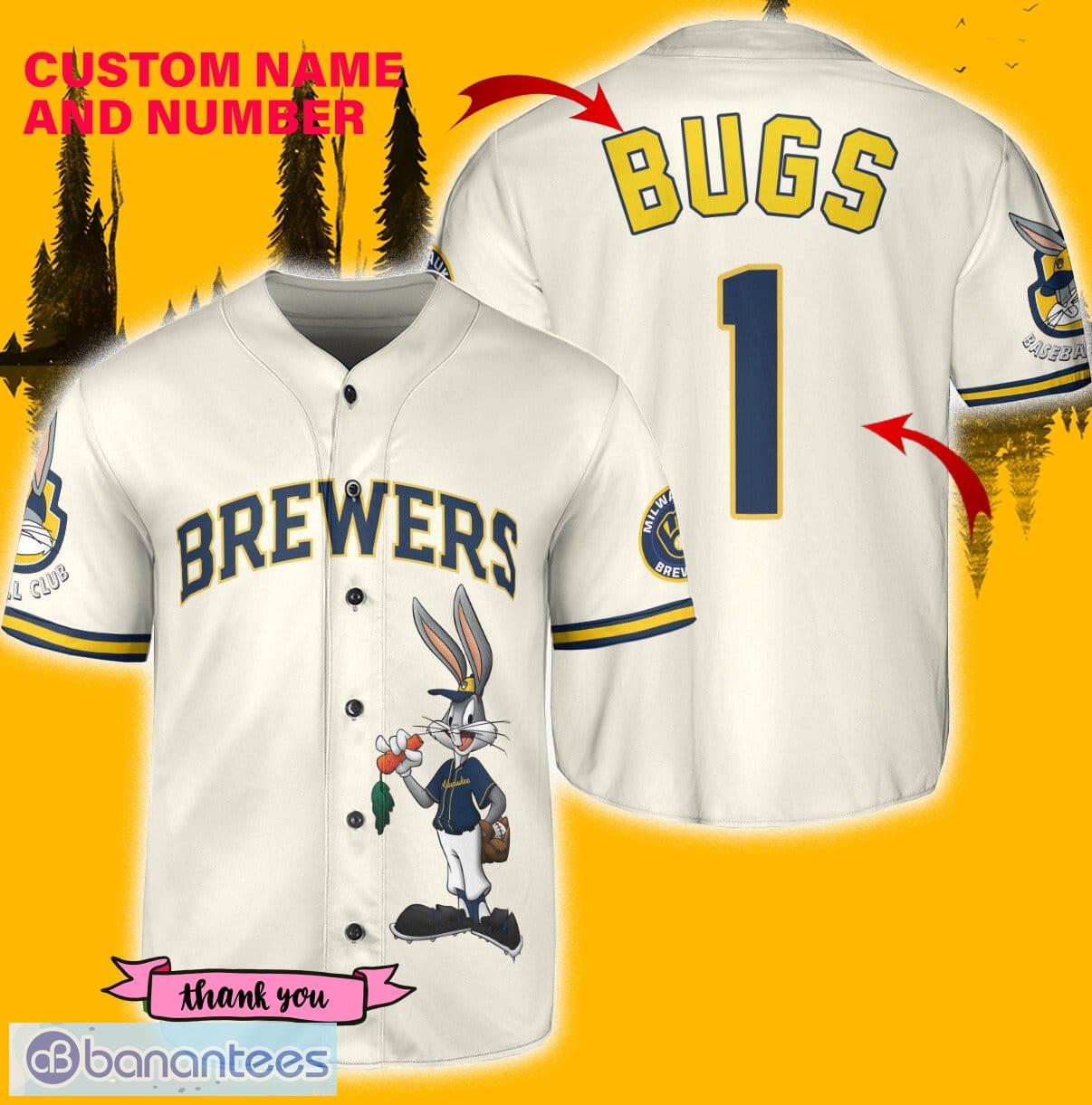 brewers jersey custom