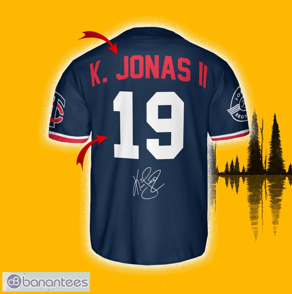 Shop N. Jonas Minnesota Twins Baseball Jersey - Navy - Scesy