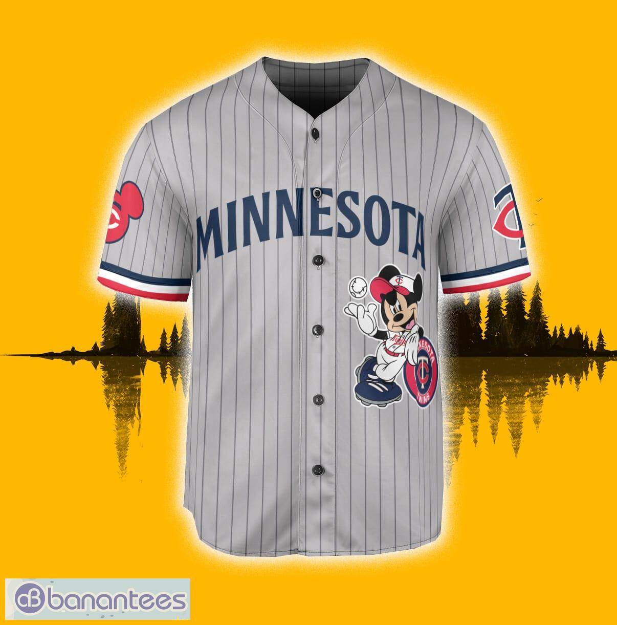 Minnesota Twins Snoopy Baseball Jersey - Gray Road - Scesy