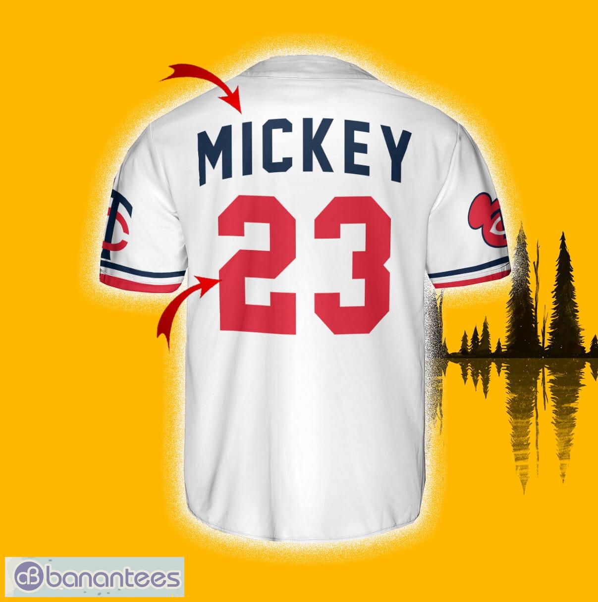 Minnesota Twins Mickey White Jersey Baseball Shirt Custom Number And Name -  Banantees