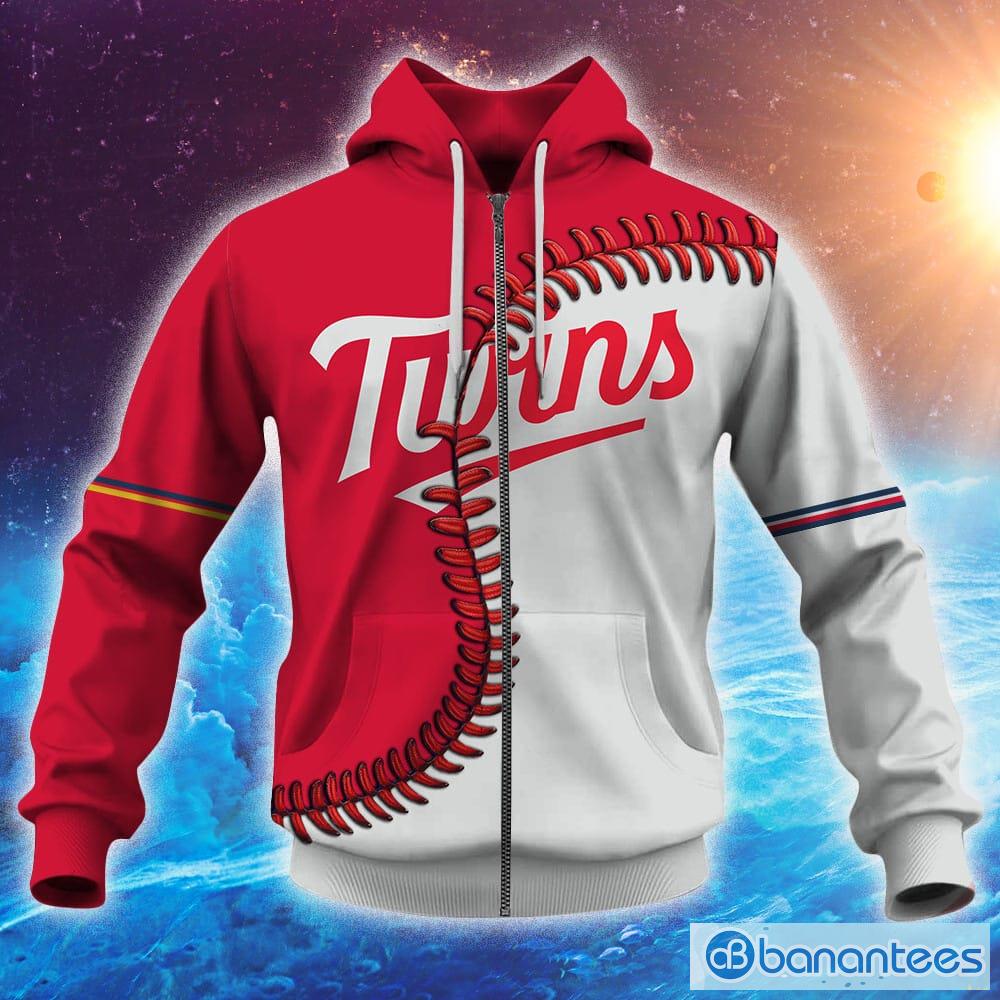 MLB Minnesota Twins Mix Jersey Custom Personalized Hoodie Shirt