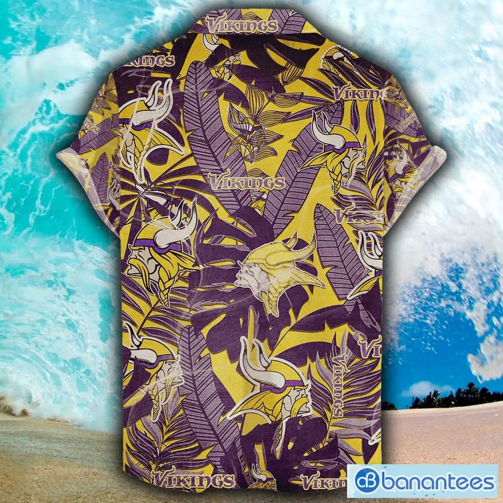 Minnesota Vikings Custom Name NFL Hawaiian Shirt And Shorts Gift For Men  And Women Fans - Banantees