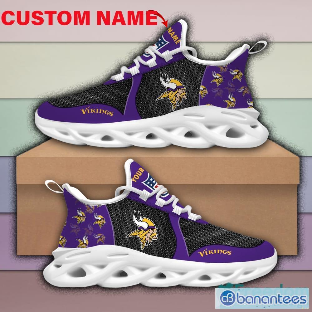 Minnesota Vikings NFL Purple Max Soul Sneakers Sport Shoes - Banantees