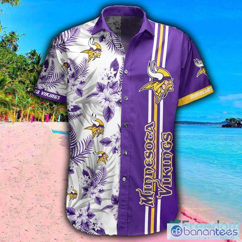 Minnesota Vikings NFL Design 5 Beach Hawaiian Shirt Men And Women For Fans  Gift - Banantees