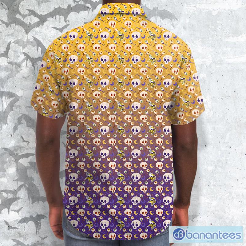 Minnesota Vikings Hawaiian Shirt,Aloha Shirt,NFL,Skull Hawaiian Shirt -  Ingenious Gifts Your Whole Family