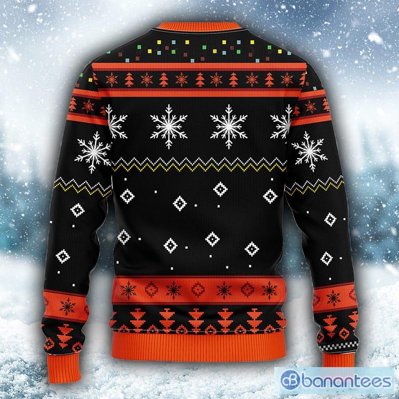 Baltimore Orioles Grateful Dead Ugly Christmas Fleece Sweater