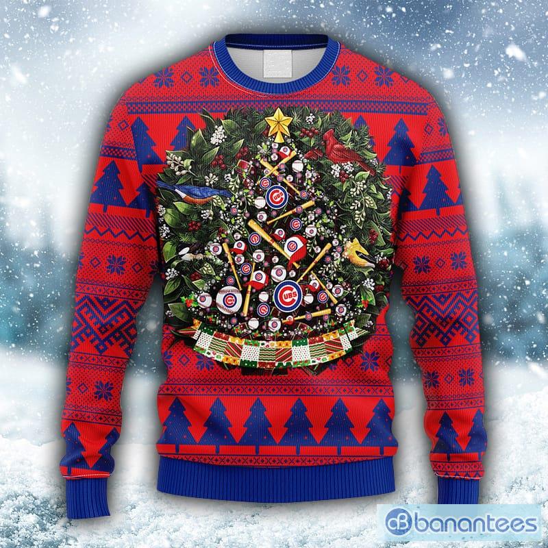 MLB Chicago Cubs Pub Dog Christmas Ugly 3D Sweater For Men And Women Gift  Ugly Christmas - Banantees