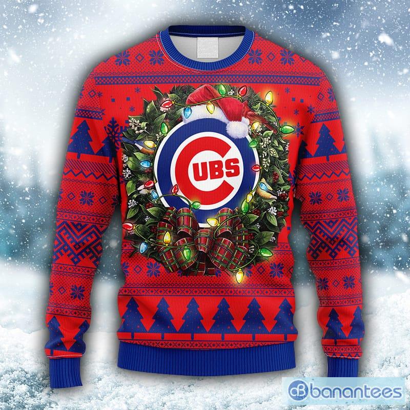 MLB Chicago Cubs Pub Dog Christmas Ugly 3D Sweater For Men And Women Gift  Ugly Christmas - Banantees