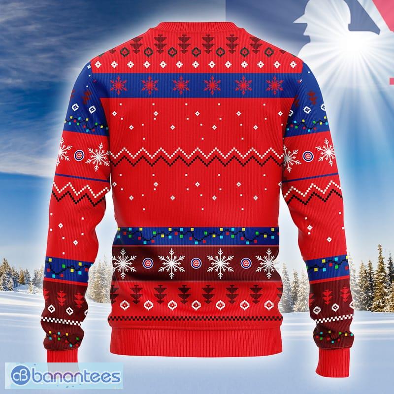 Chicago Cubs Baseball Custom Ugly Christmas Sweater - EmonShop