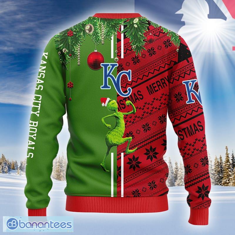 MLB Kansas City Royals Grinch Ugly Christmas Sweater - Angelicshirt