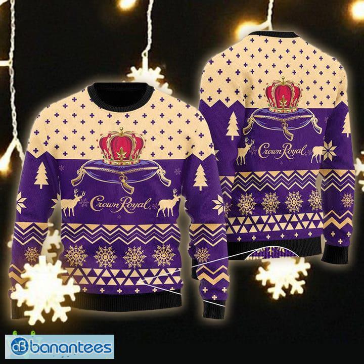 Modern Crown Royal Ugly Christmas Sweater Xmas Gift Men And Women