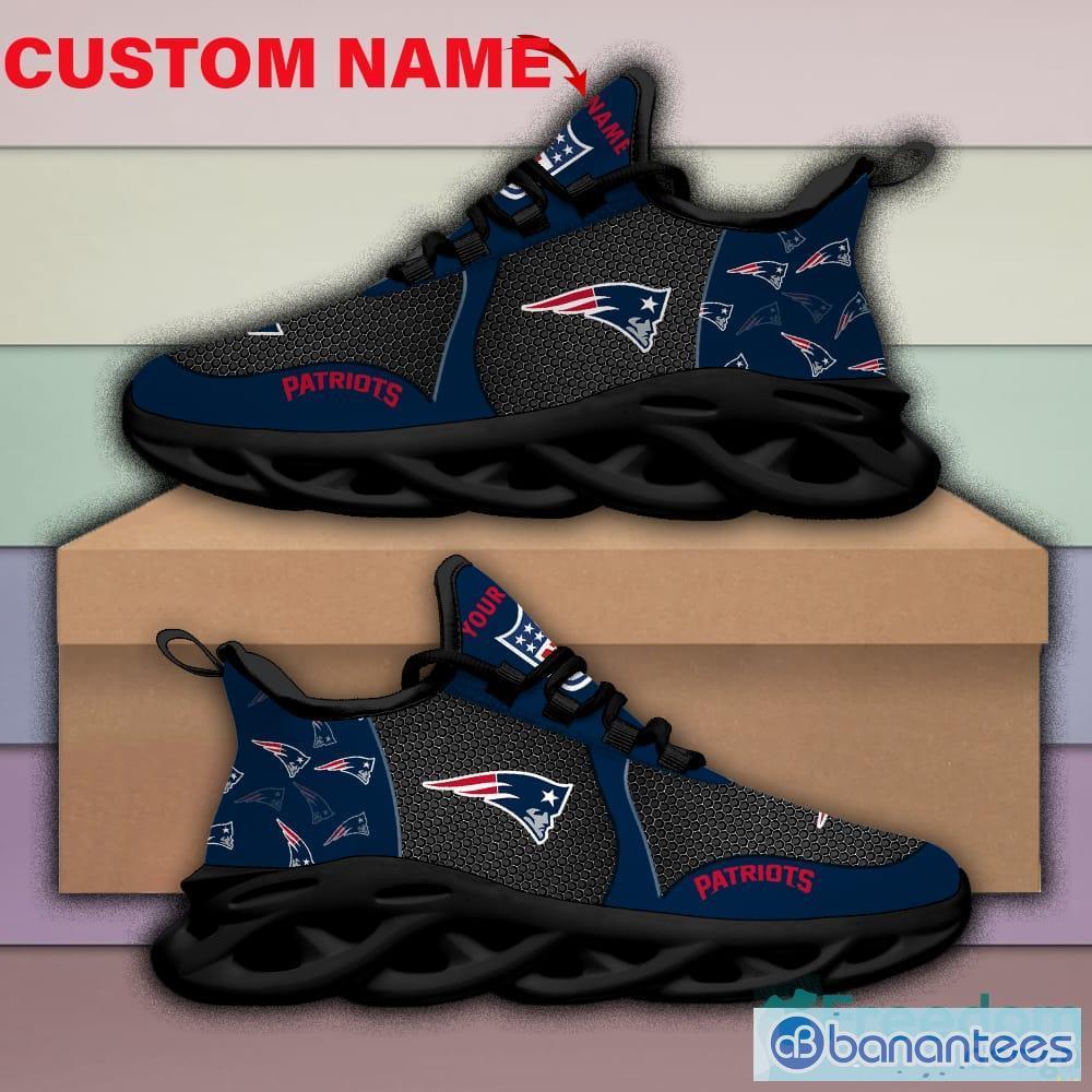 New England Patriots New Trend Max Soul Shoes Running Sneakers