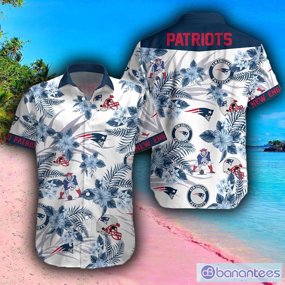 New England Patriots NFL Flower Hawaiian Shirt Unique Gift For