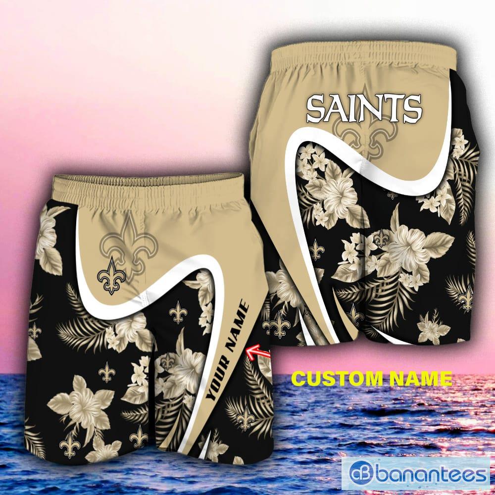 New Orleans Saints 3D Hawaiian Shirt And Shorts For Men And Women Gift Fans  - Banantees