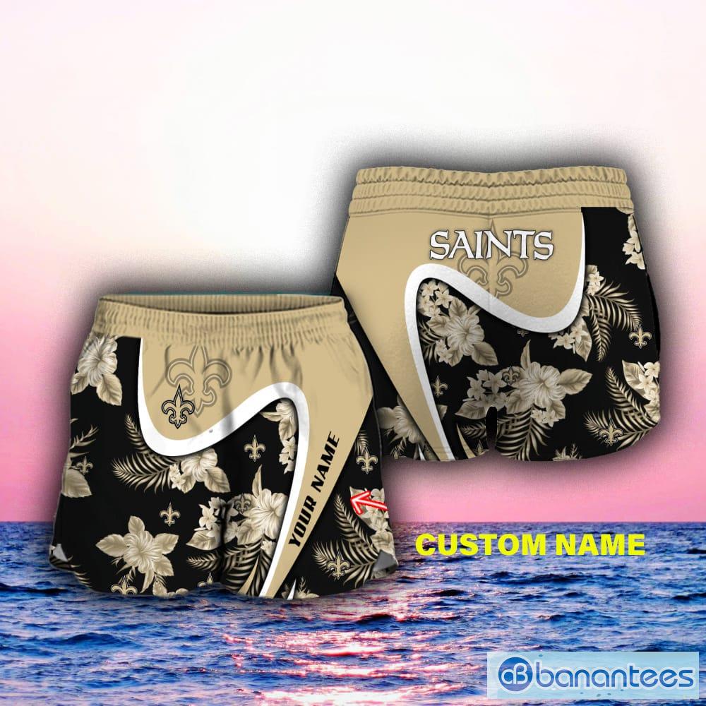 New Orleans Saints Custom Name NFL Hawaiian Shirt And Shorts Gift