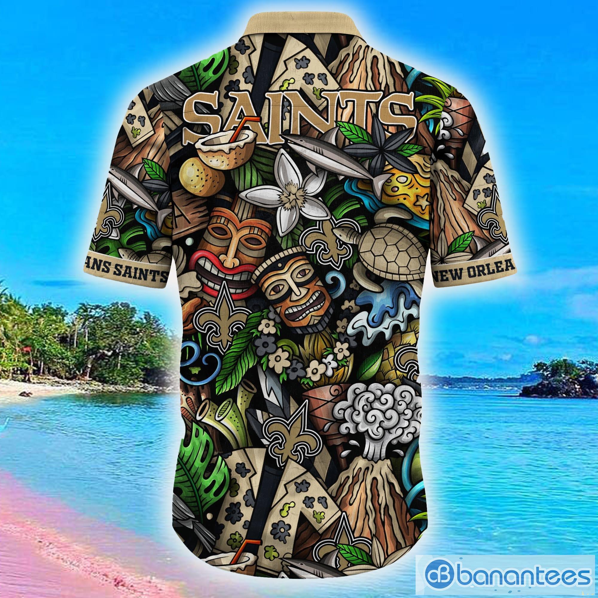 New Orleans Saints NFL Design 7 Beach Hawaiian Shirt Men And Women For Fans  Gift - Banantees